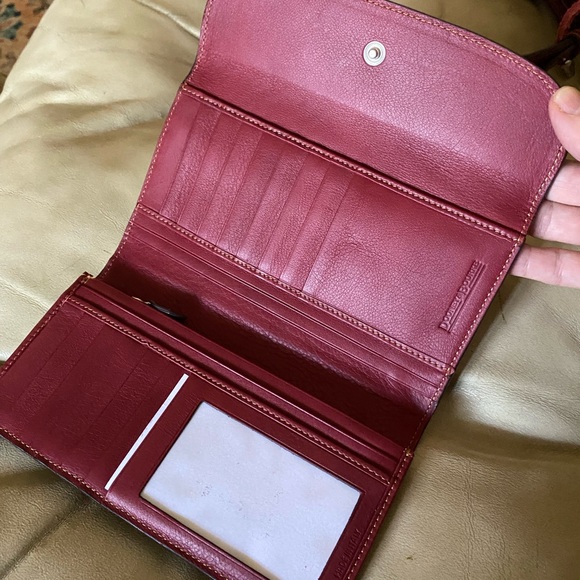 RARE Dooney & Bourke NWOT Alto Cinched Shopper Croco Leather Bag & Wallet Set - Picture 15 of 16